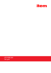 ITEM LED RGB 24V User Manual