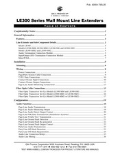 Hubbell GAI-TRONICS LE300 Series Manual