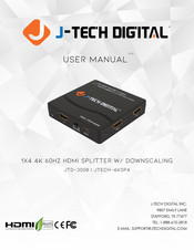 J-Tech Digital JTECH-4KSP4 User Manual