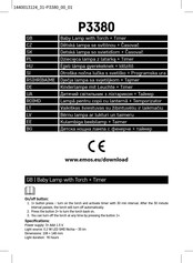 Emos P3380 Manual