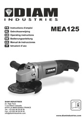 DIAM MEA125 Operating Instructions Manual