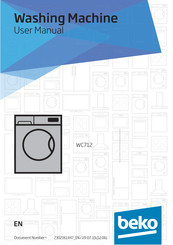Beko WC712 User Manual
