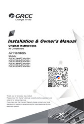 Gree FLEXX36HP230V1BH Installation & Owner's Manual