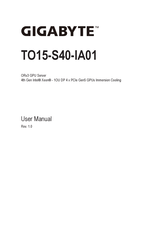 Gigabyte TO15-S40-IA01 User Manual