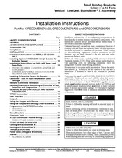 Carrier CRECOMZR078A00 Installation Instructions Manual