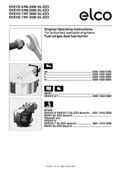 Elco EKEVO 6/N6.2400 GL-EZ3 Original Operating Instructions