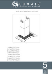 Luxair CH60ARTIS/CVD/SS Installation, Maintenance And Usage