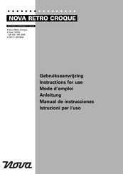Nova SA-102 Instructions For Use Manual