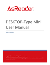 AsReader ASR-P35U-01 User Manual