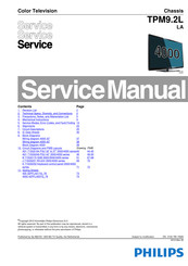Philips 32PFL4017G/78 Service Manual