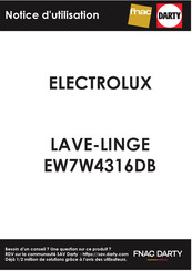 Electrolux EW7W4316DB User Manual