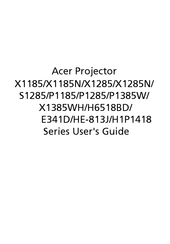 Acer H1P1418 Series User Manual