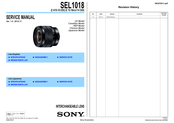 Sony SEL-1018 Service Manual
