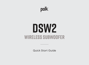 Polk Mono DSW2 Quick Start Manual
