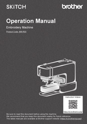 Brother SKiTCH 888-R00 Operation Manual