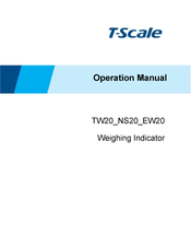 T Scale TW20 Series Operation Manual