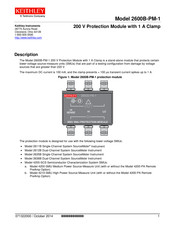 Tektronix Keithley 2600B-PM-1 Manual