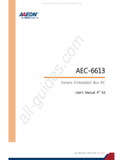 Asus AAEON AEC-6613-A4 User Manual