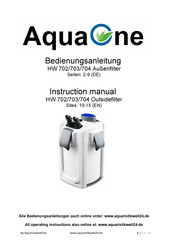 AquaOne HW-703A Instruction Manual