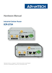 Advantech ICR-2734A01 Hardware Manual