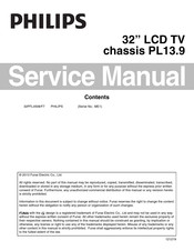 Philips 32PFL3518/77 Service Manual