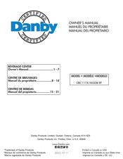 Danby DBC117A1BSSDB-RF Owner's Manual