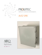 Prolitec AirQ 1290 Original Instructions Manual