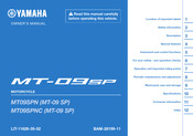 Yamaha MT09SPNC Owner's Manual