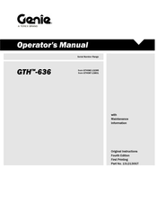 Terex Genie GTH-636 Operator's Manual