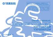 Yamaha WOLVERINE X4 2021 Owner's Manual