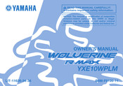 Yamaha YXE10WPLM Manual
