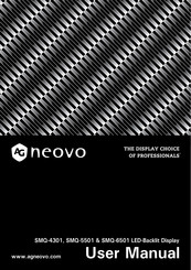 AG Neovo SMQ-6501 User Manual