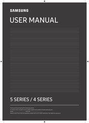 Samsung UN32T4300AFXZX User Manual