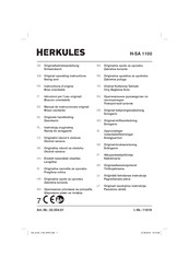 HERKULES H-SA 1100 Operating Instructions Manual