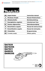 Makita GA9020KD Instruction Manual