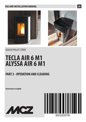 Mcz TECLA AIR 6 M1 Use And Installation  Manual