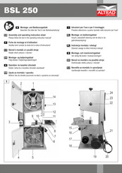 Altrad Lescha BSL 250 Assembly And Operating  Instruction Sheet Manual