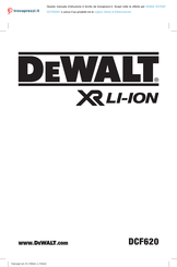 DeWalt DCF620NT Manual