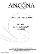 Ancona AN-1282 User Instructions