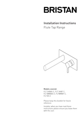 Bristan FLT WMBAS C Installation Instructions Manual