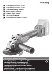 Worcraft CAG-S20LiBH-115 Instruction Manual