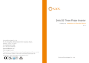 Solis S5-GR3P13K Installation And Operation Manual