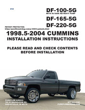 PureFlow AirDog DF-100-5G Installation Instructions Manual