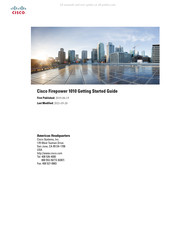Cisco Firepower 1010 Getting Started Manual