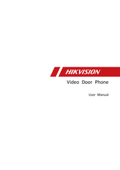 HIKVISION DS-KH2220-S User Manual