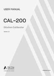 Met One Instruments CAL-200 User Manual