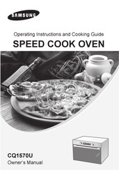 Samsung CQ1570U Operating Instructions And Cooking Manual
