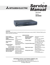 Mitsubishi Electric DD-8030 Service Manual