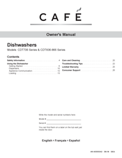 Cafe CDT836-866 Series Owner's Manual