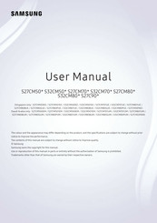 Samsung S27CM801UE User Manual